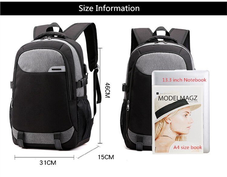 Fengdong sacs d'école pour garçons usb charge sac à dos pour ordinateur portable pour école sacs à bandoulière pour hommes collège étudiant école sac à dos