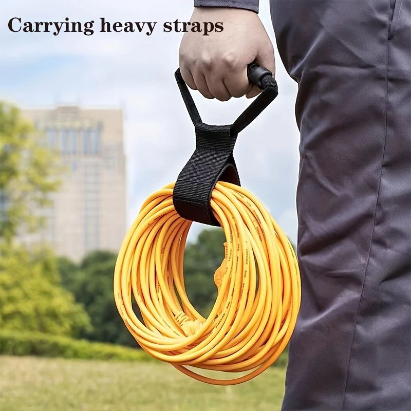 Easy Carry Verlengsnoer Houder Heavy Duty Opbergriemen Heavy Haak Lus Koord Draagriem Hanger Organizer Met Handvat