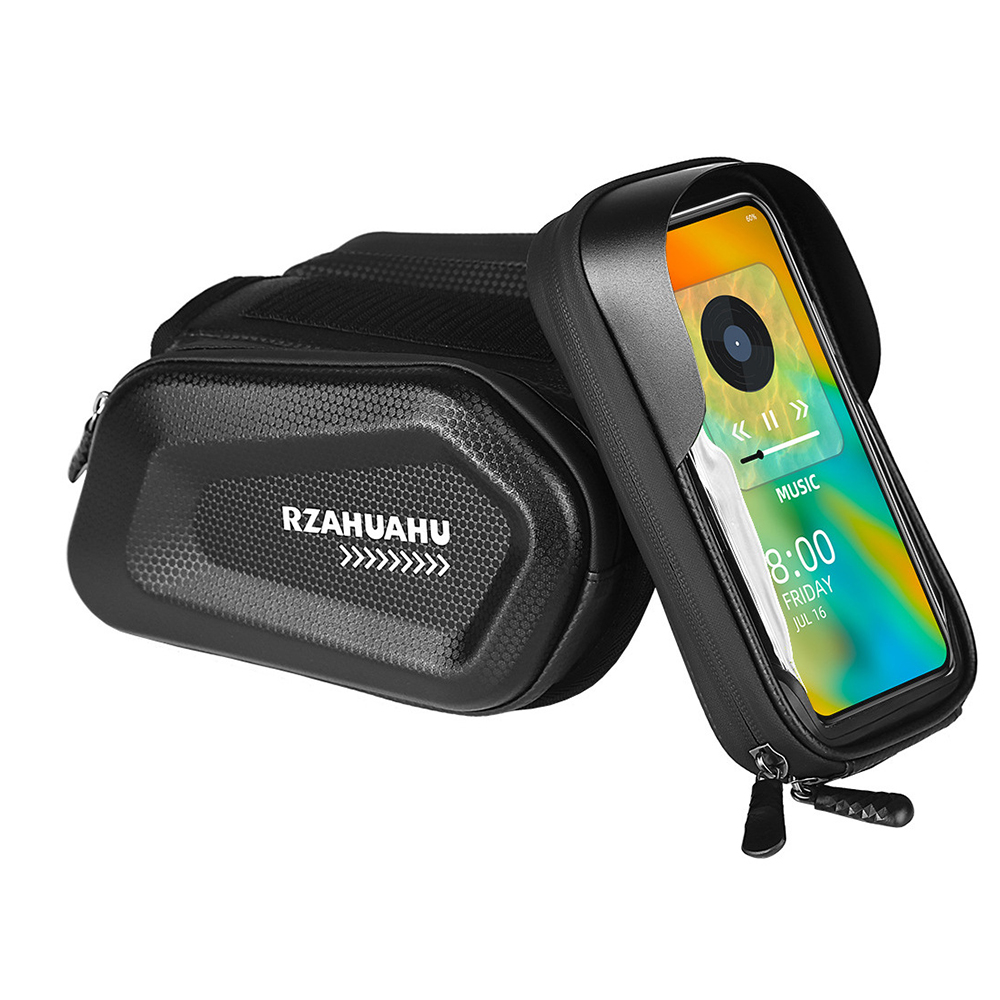 Fiets-/fietstelefoon Voorframetas Waterdicht, fietsbuistas Fietstas, fietsaccessoires Compatibele telefoon onder 7"