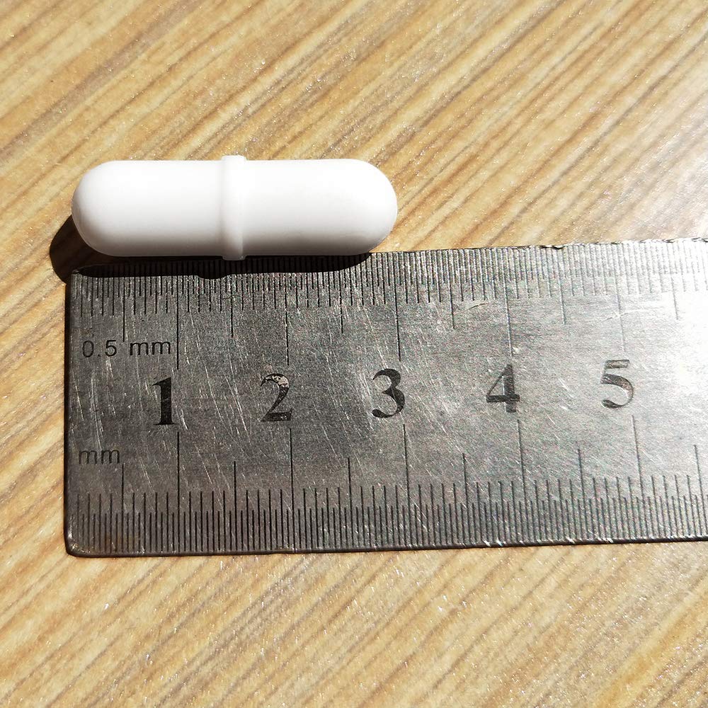 B9x30mm laboratorio barras para revolver PTFE agitador mezclador barras para revolver Stiring Rod, cilíndrico con anillo pivotante, 9x30mm , 10 Uds