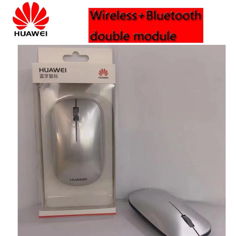 HUAWEI AF30 Wireless Bluetooth Mouse Optical Silent Mouse Supports 2nd Generation CD23 Fast-Switch Versatile Bluetooth Mouse: AF30 Silver