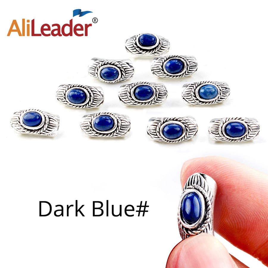 Accesorios para el cabello, anillos para el pelo, de Metal para Dreadbeads microanillos, Micro anillo de 7Mm para extensiones de cabello, 10 unids/lote