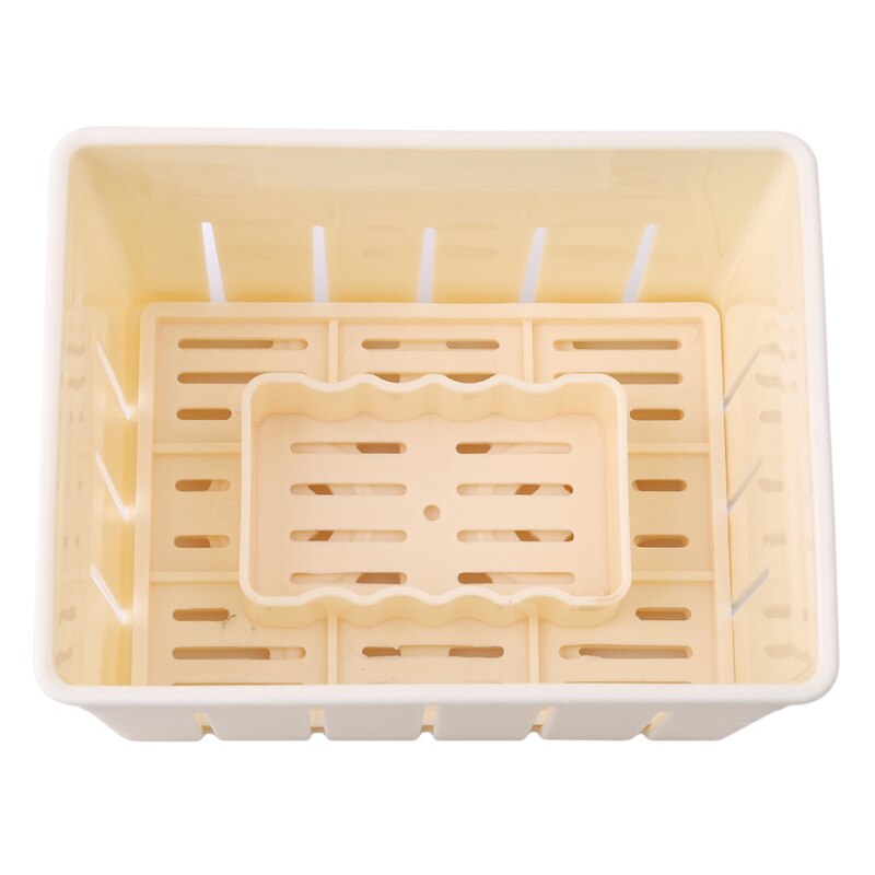 Bricolage en plastique Tofu presse moule maison Tofu moule soja caillé Tofu faisant moule avec fromage tissu cuisine ensemble d'outils de cuisson