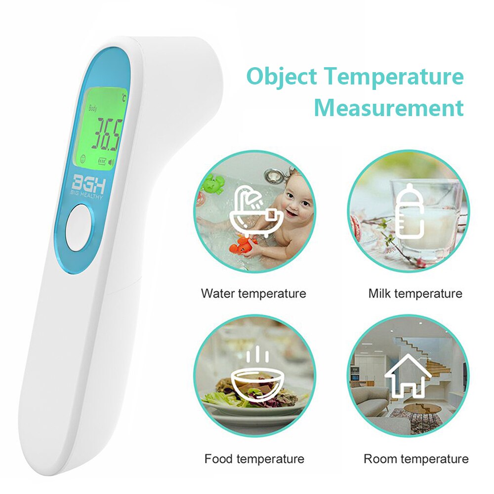 Digitale Thermometer Non-contact Infrarood Thermometer Digitale ℃/℉ Lcd Display Ir Voorhoofd Thermometers Lichaamstemperatuur Meten