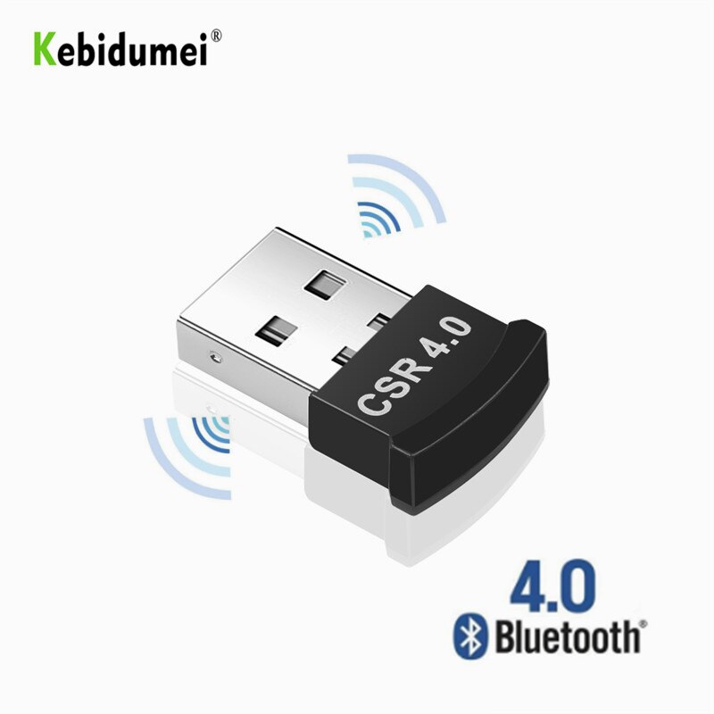 Kebidumei – Mini adaptateur USB Bluetooth 4.0, Dongle USB, son de musique, transmetteur récepteur, pour ordinateur PC