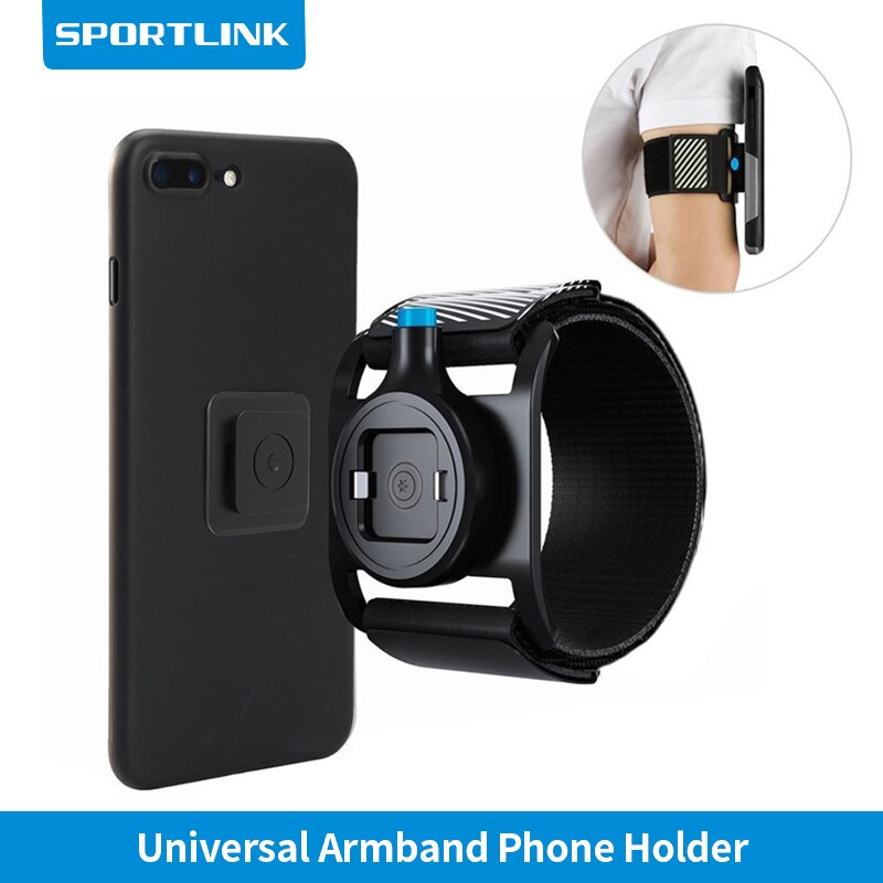 SPORTLINK Universal Running Armband Wristband Detachable Phone Holder for iPhone Samsung Huawei Hiking Jogging Biking Workouts