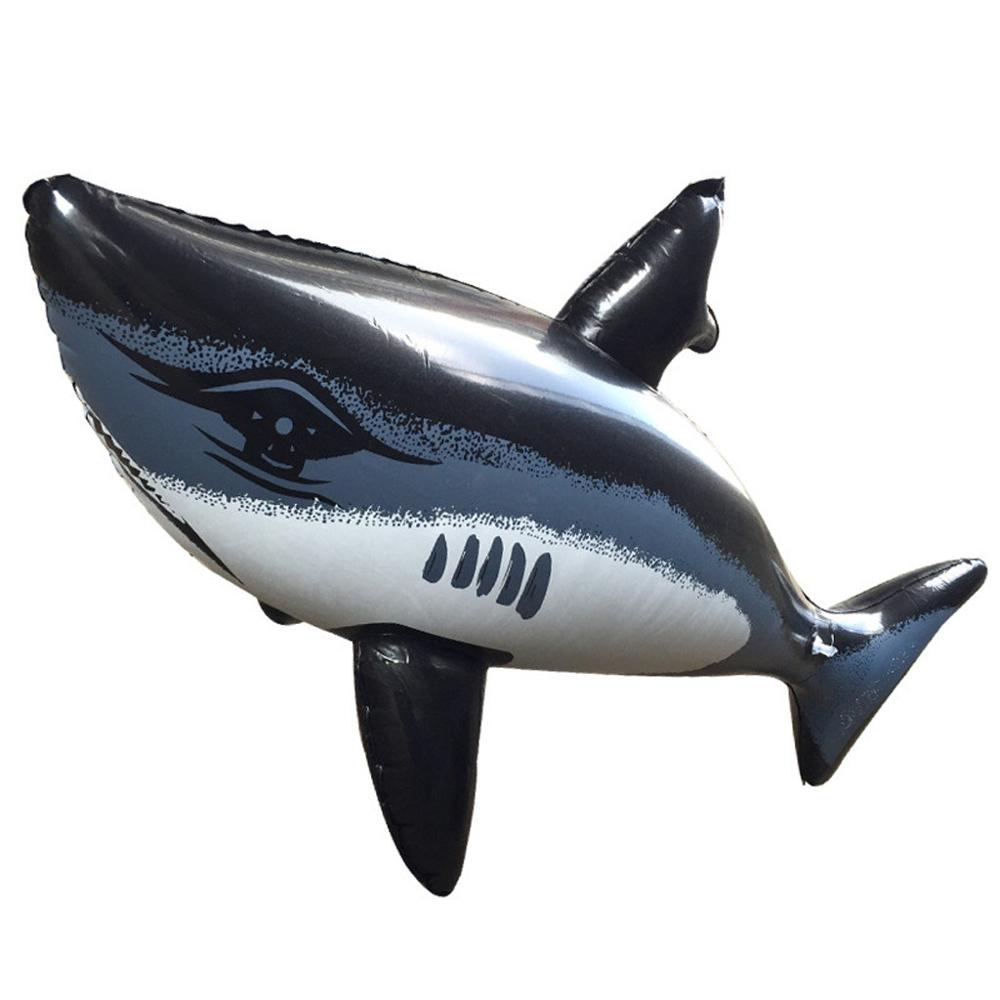 80Cm Pvc Opblaasbare Dieren Shark Opblaasbare Water Speelgoed Voor Kids Ballon Partij Decoratie Props Strand Achtergrond