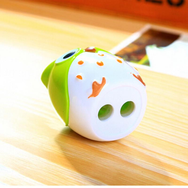 Mini sacapuntas Kawaii de búho, 1 Uds., Color al azar