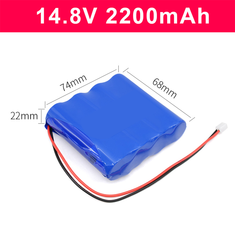 14.8V 18650lithium battery pack 16.8v large capacity 18650 battery audio LED light 18V rechargeable battery+BMS li ion 12v CE: WHITE