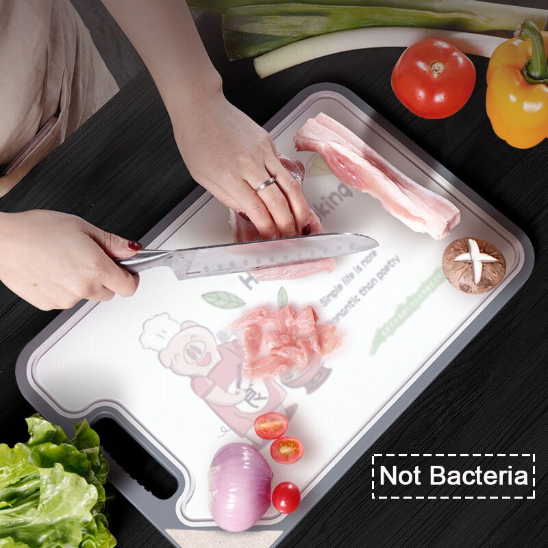 Multipurpose Double-Sided Cutting Board Cutting Board Antibacterial Cutting Board With Whetstone Function