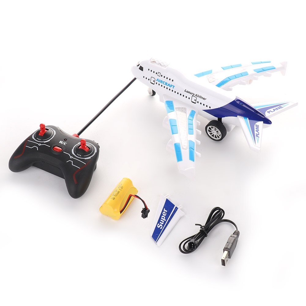 Afstandsbediening Airbus Model Kinderen Vliegtuig Speelgoed Airbus Elektrische Afstandsbediening Model Vliegtuig Met Verlichting Geluiden Voor Kinderen