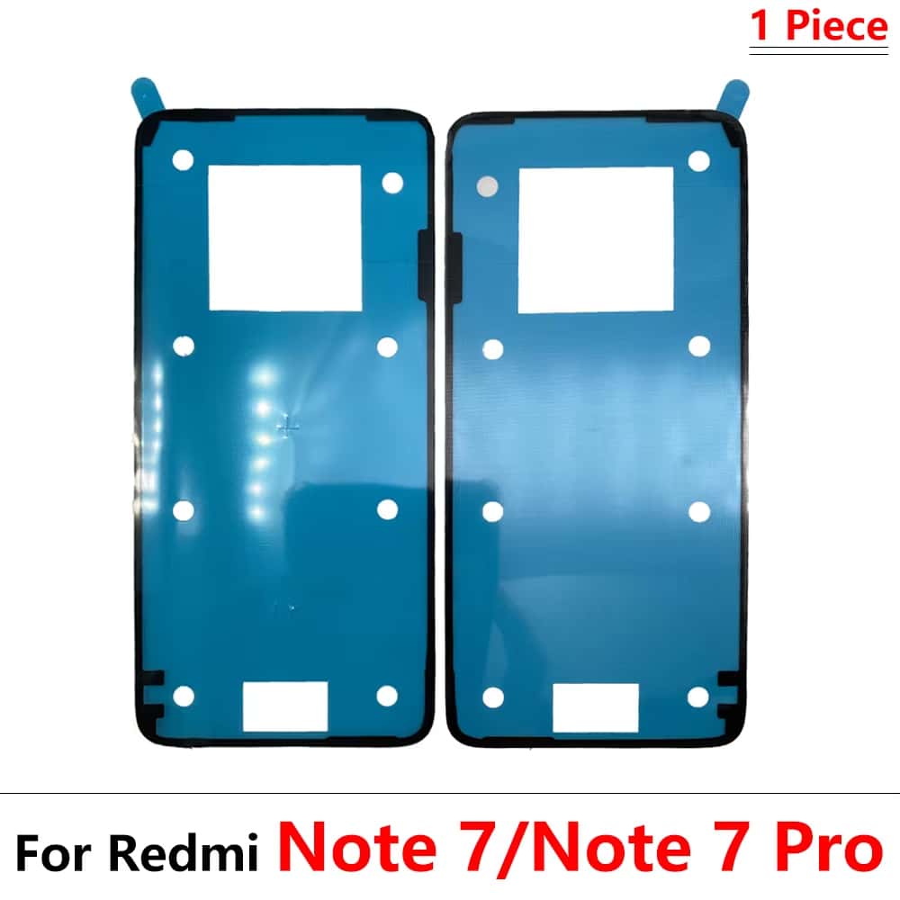 For Xiaomi Redmi Note 10 7 8 9 11 4G 12 Pro Plus 11S 9S Waterproof Adhesive Back Housing Battery Cover Glue Stickers: Dark Blue
