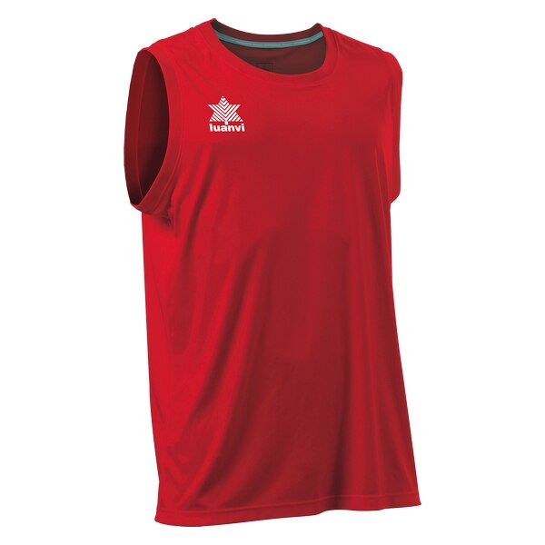 Camiseta de Tirantes Luanvi Basket Pol Rojo