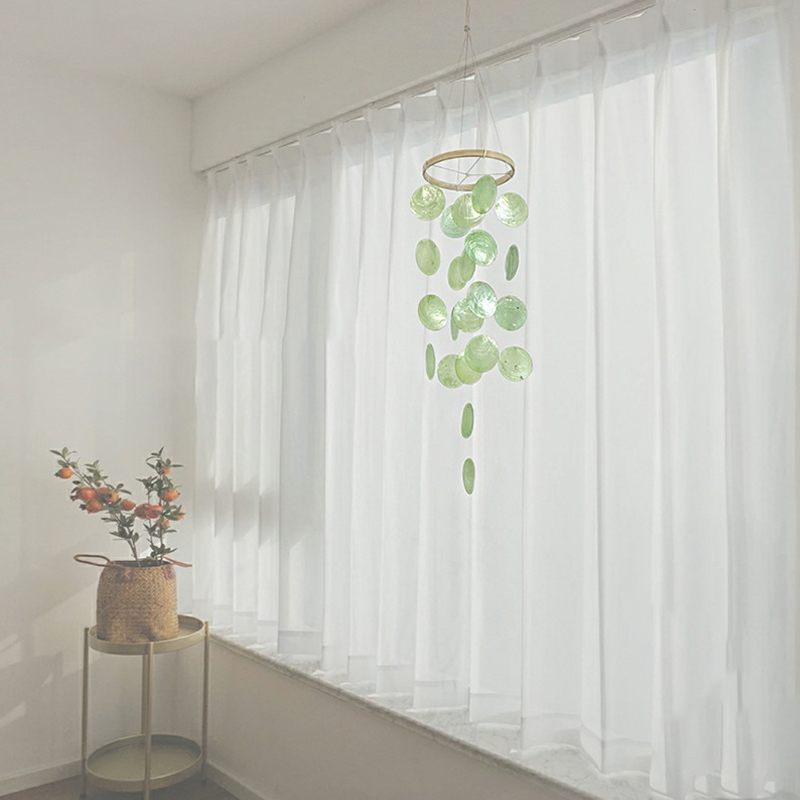 Natural Shell Wind Chimes para decoração de casa, caçadores de sonhos boêmios, decoração de berçário, presentes especiais para crianças, ano novo