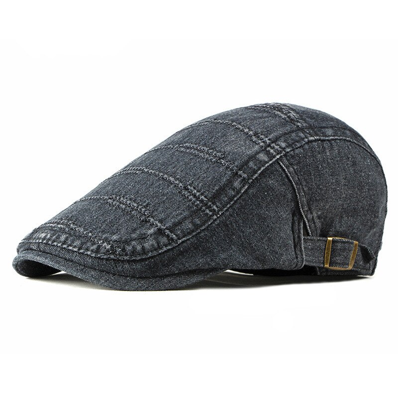 Gorros de algodón con visera plana para hombre y mujer, Boina de pintor, temporada Primavera Verano, 31