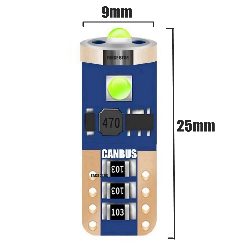 T10 W5W WY5W Cree Chip LED Auto Parking Lichtbron Canbus Foutloos Auto Reading Dome Lamp Wedge staart Side Bulb