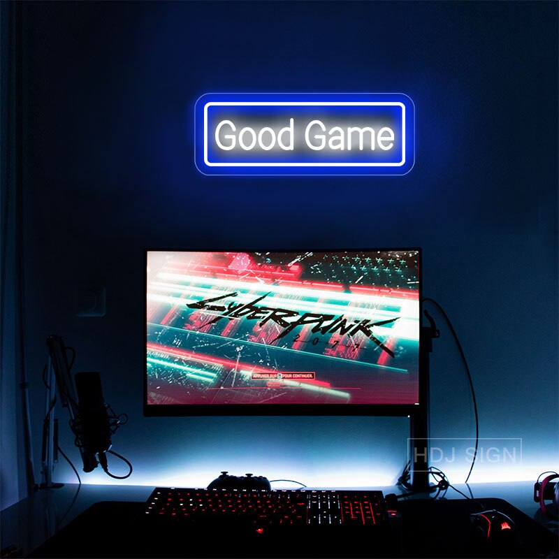 ZPL – panneaux de jeu au néon pour décoration murale, panneau lumineux LED pour chambre à coucher, Bar, Club, fenêtre, salle de jeux, fête d&#39;anniversaire, pour garçons: pink