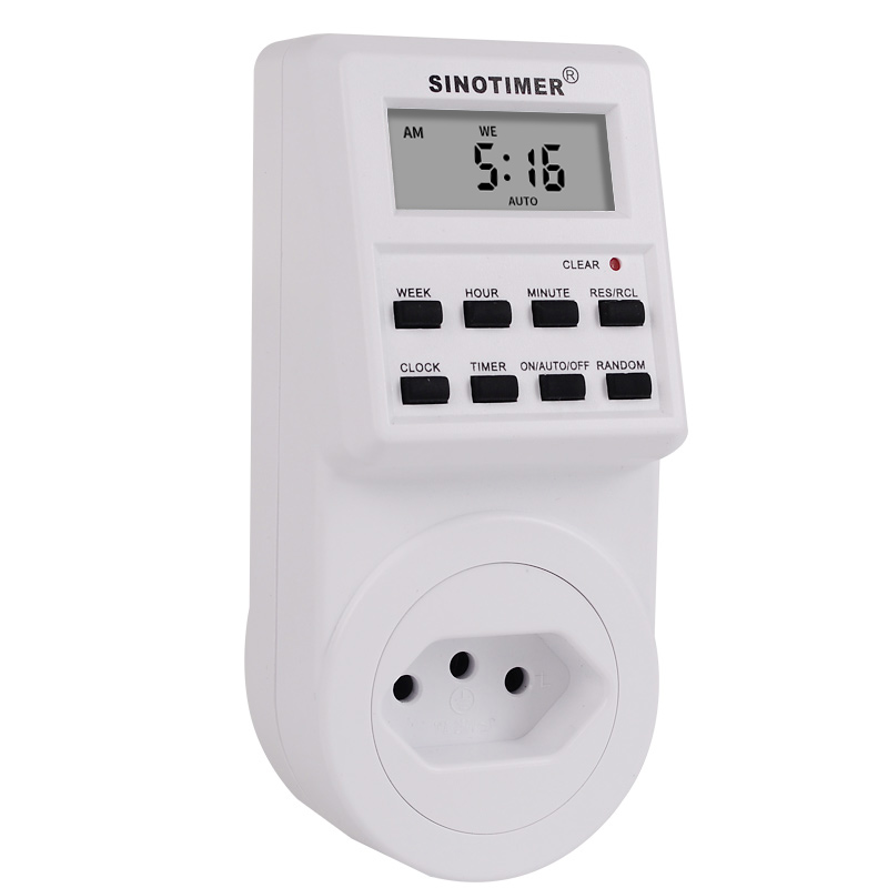 TM516 Digital Timer Plug Weekly Programmable Electrical Wall Plug-in Power Socket Timer Switch Outlet Time Clock 220V 110V EU