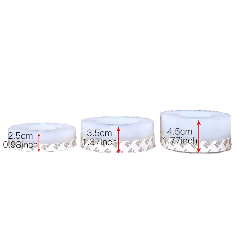 Self adhesive 3M Glue Door Window Draught Dust Insect Seal Strip Soundproofing Weatherstrip