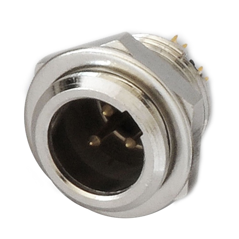 3 Pin Male Mini XLR Audio Microphone Connector