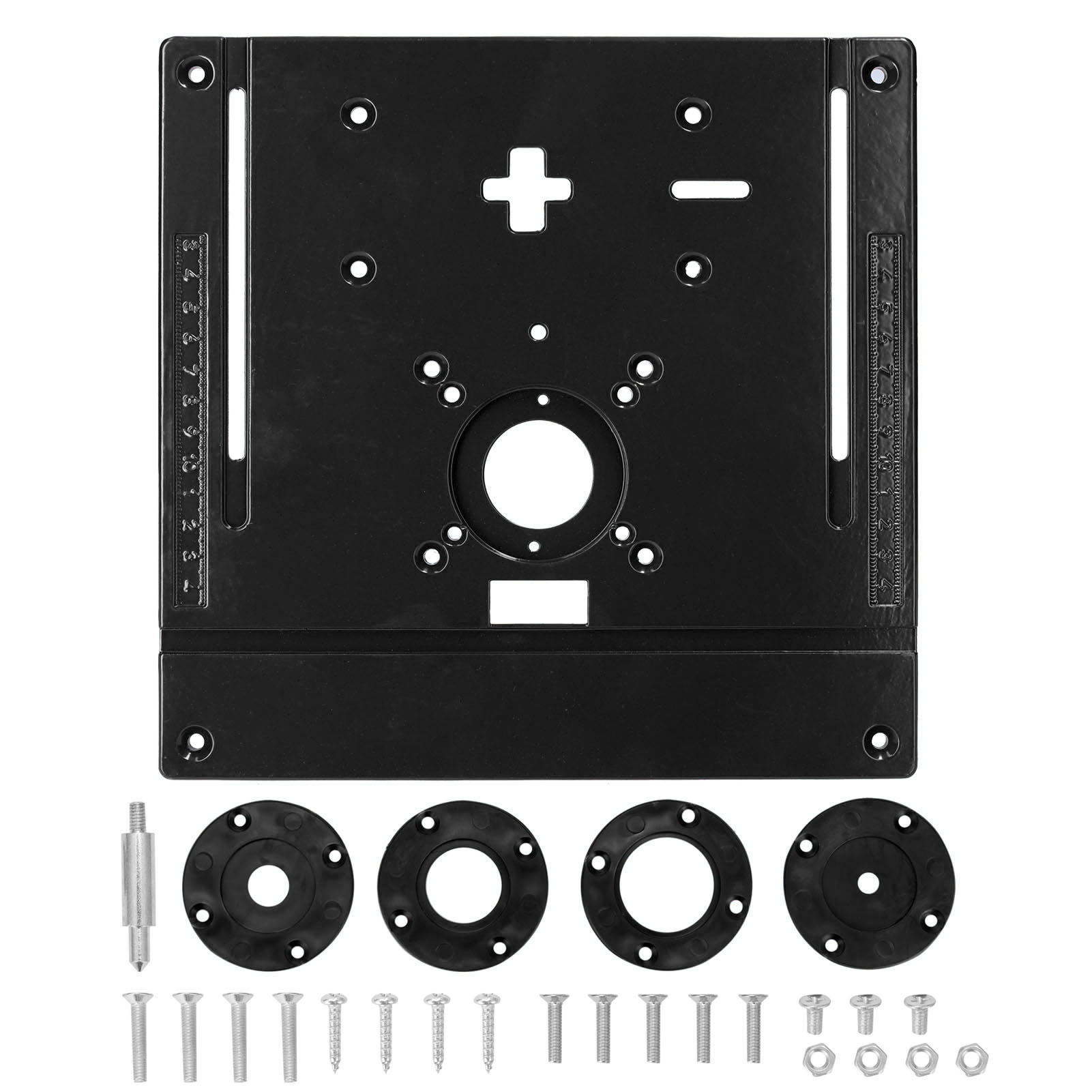 Router Table Insert Plate Electric Trimming Machine Jig Saw Flip Board Engraving Auxiliary Tool for Woodworking Work Benches: A
