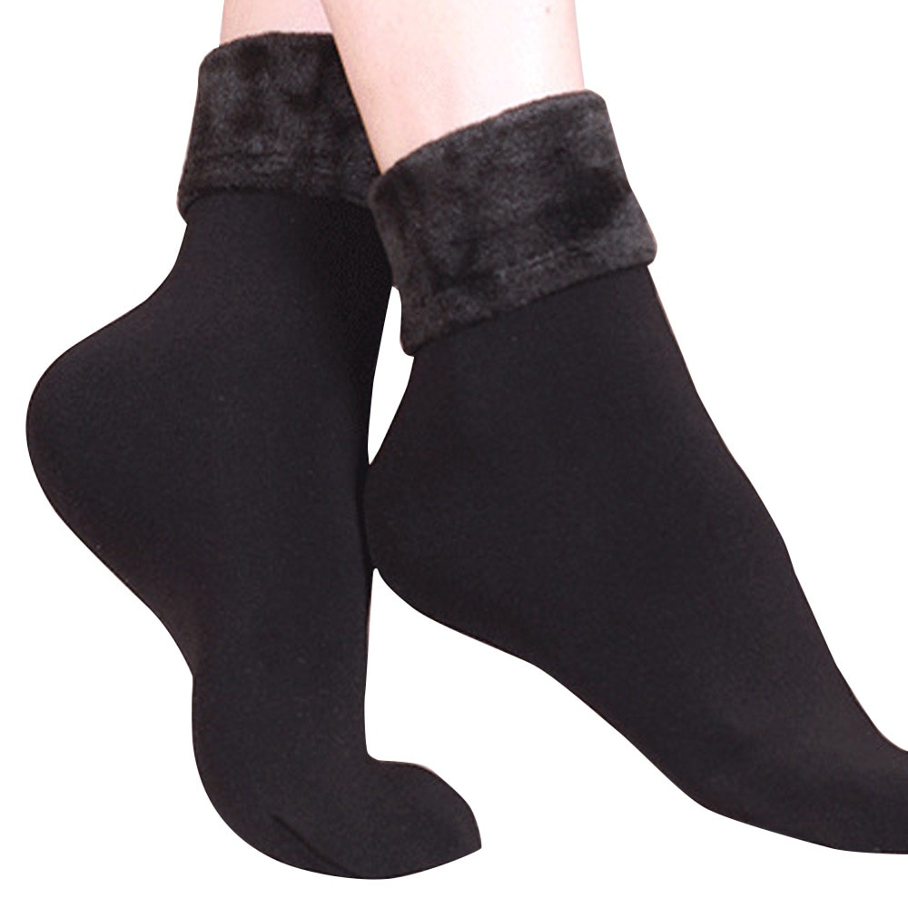 Sagace meias inverno engrossar meias de lã de cor sólida meias de cashmere de lã engrossar meias macias térmicas meninas lazer meias socks socks socks socks socks