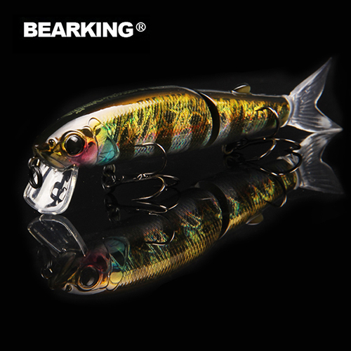 Bearking-leurre rigide pour la pêche au lac, en rivière, appât Wobblers à manivelle, appât artificiel de type Wobblers, 113mm, 13.7g, 0.9 à 1.8m, 1 unité: H