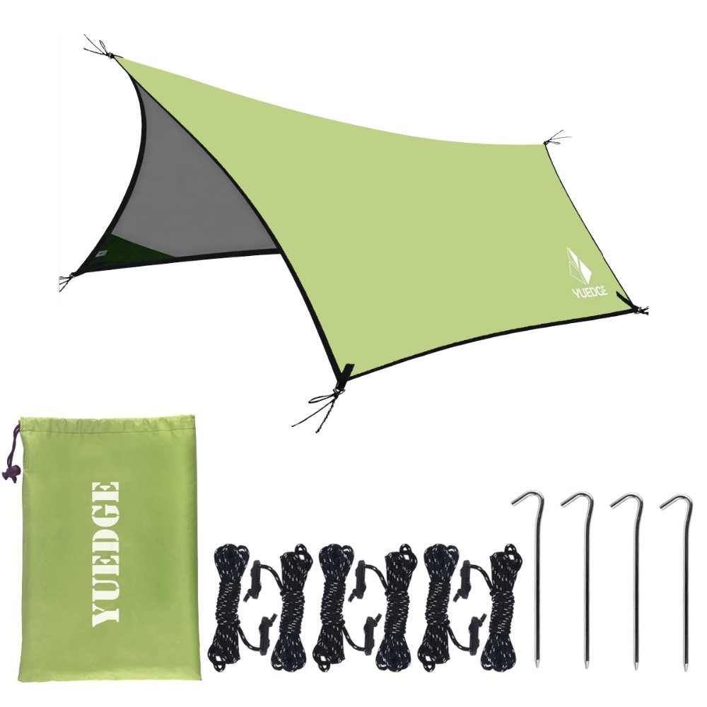 YUEDGE Zilveren Coating Anti UV Ultralight Zon Onderdak Pergola Luifel Luifel Camping Sunshelter Regen Tarp Tent Tarp