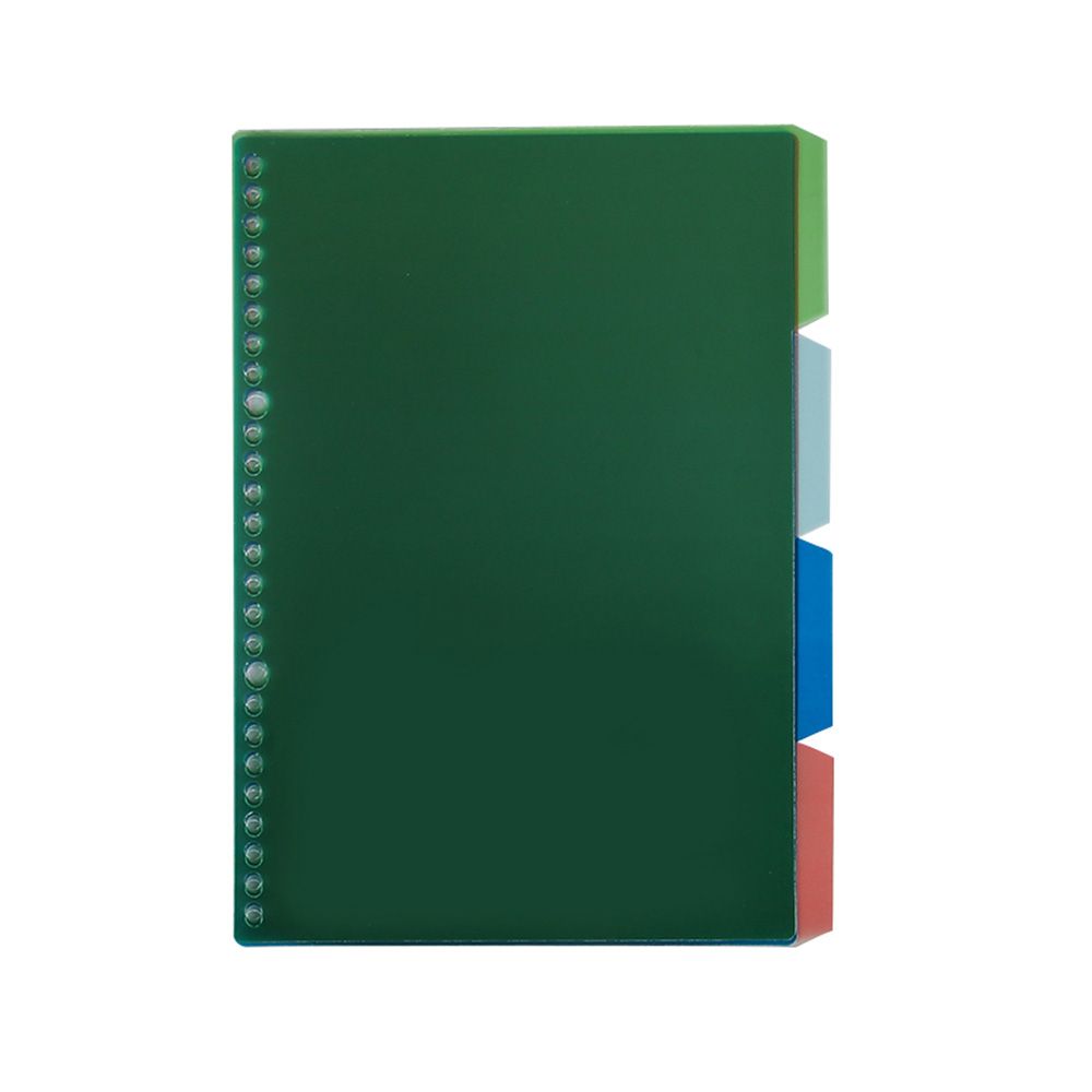 4Pcs/set Plastic Binder Index Dividers Index Page for Loose-leaf Notebook Scrapbook Stationery Bookmark School Office Supplies: B5-26-holes-style 2