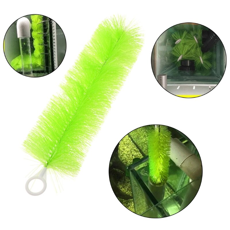 Cepillo de filtro de Acuario, herramienta de Limpieza de tanques de peces, eliminador de bioquímica, 30/40cm/50cm, AUG-24A