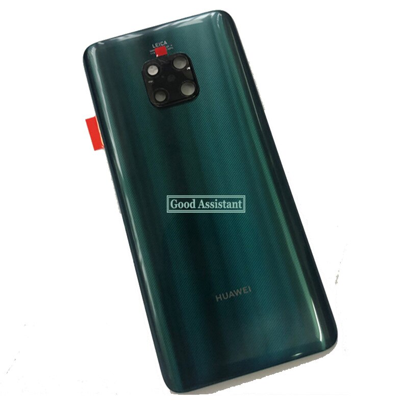Originele Voor Huawei Mate 20 Pro LYA-L09 LYA-AL10 LYA-TL00 Back Battery Cover Deur Behuizing case Achter Glas lens onderdelen Vervanging