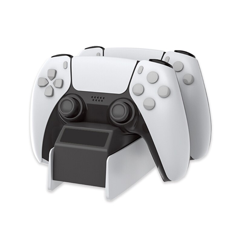 Dual Gevoel Opladen Dock Handvat Charger Station Stand Usb-oplaadkabel Charger Cradle Voor PS5 Gaming Controllers