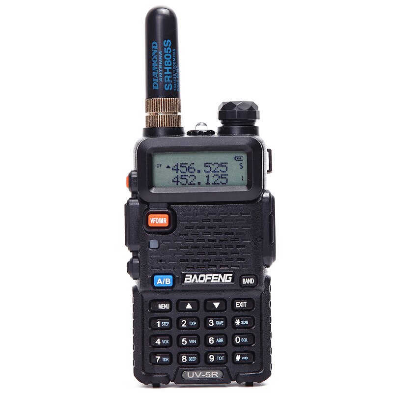 5cm SRH805S SMA-F Female Antenna Dual Band Antenna VHF/UHF 144/430MHz for Baofeng UV-5R BF-888S Walkie Talkie Radio