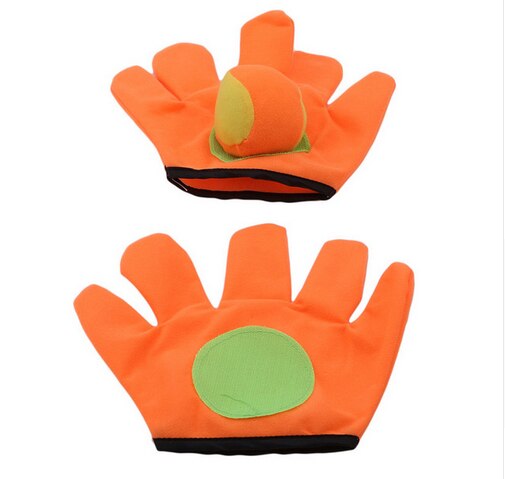 Guantes pequeños/grandes, pelota pegajosa, juego de deportes al aire libre, juego de lanzar pelotas, juego de guantes de juguete, guantes pegajosos, juego de niños: large
