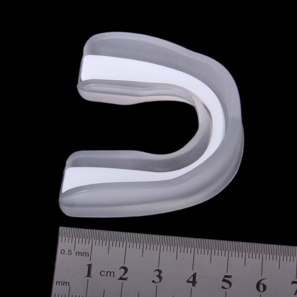 Clear Teeth Protector Mouth Guard Piece For Boxing Free Size