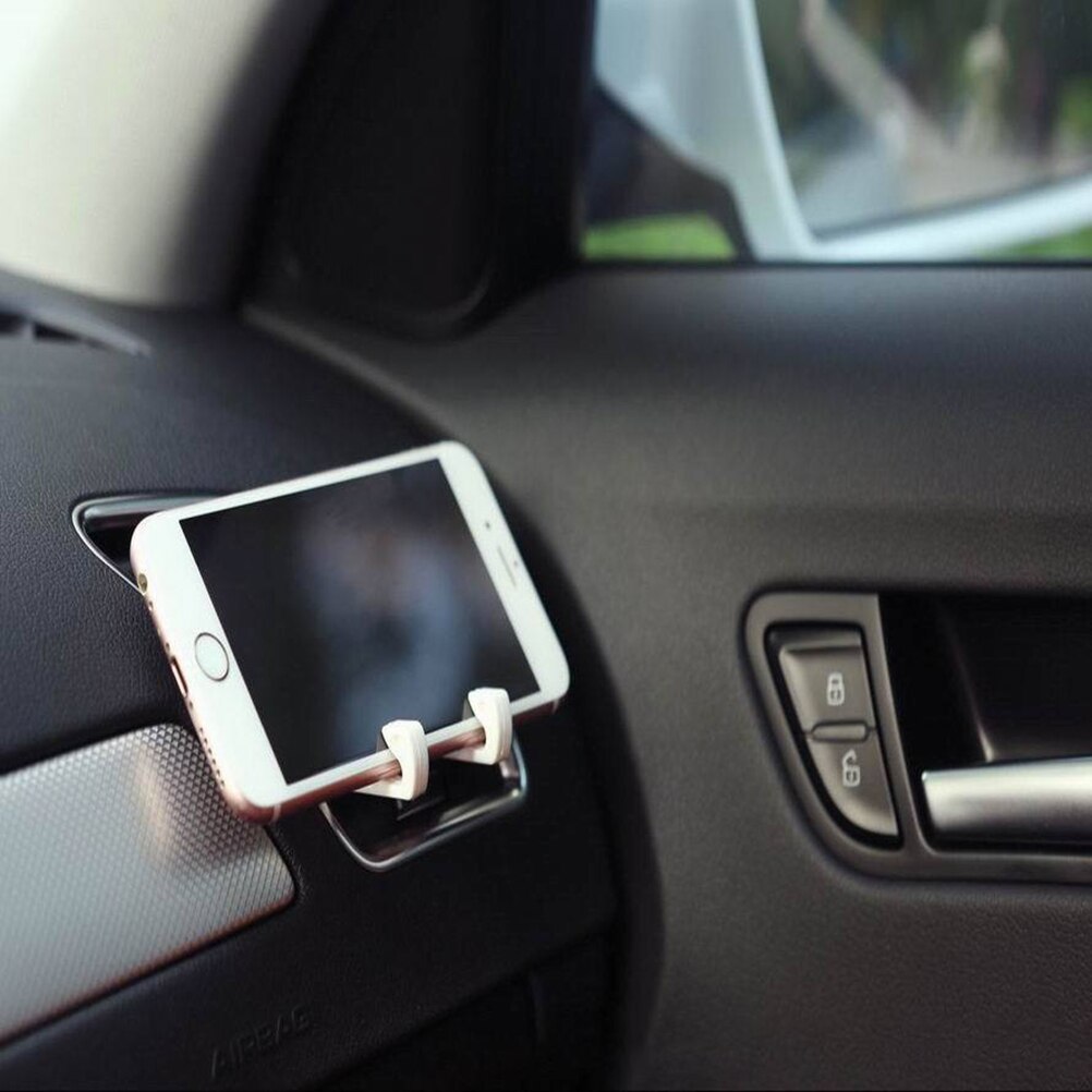 8Pcs/Pack Universal Car Air Vent Holder Cable Glasses Earphone Phone Mount Storage Hook Phone Bracket Organizer