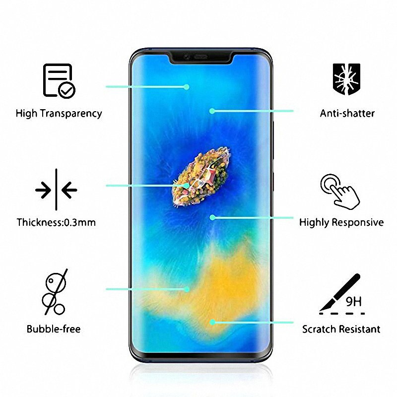 3D full Cover tempered Glass Screen Protector film for Huawei Mate 20 Pro LYA-L29 LYA-L09 LYA-AL00 LYA-TL00 glass case Film