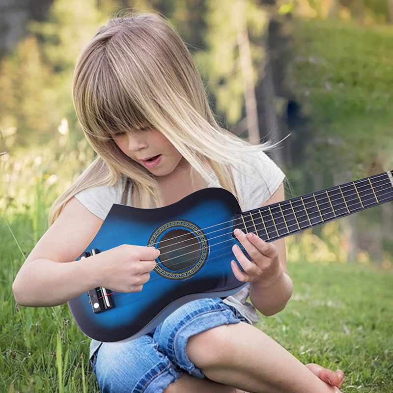 Mini 21 inch Wooden Acoustic Guitar Classical Guitar Musical Instrumental Starter Beginner Music Lovers Kids Musical Instruments