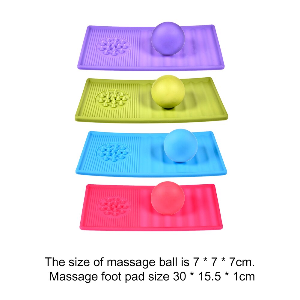 Yoga Massage Cushion Ball Stress Pain Relaxation Mat Fitness Neck Foot Relieve for Household Yoga Sporting Ornaments