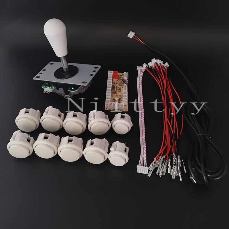 Arcade Joystick Diy Kit Nul Vertraging Arcade Diy Kit Usb Encoder Om Pc Arcade Sanwa Joystick Push Knoppen Voor Arcade mame