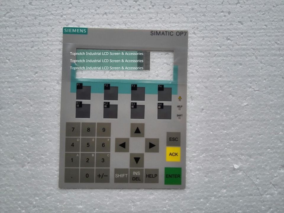 Tastiera A Membrana Per Siemens OP7 / OP7/PP &ndash; 6AV3607-1JC00-0AX1, 6AV3607-1JC30-0AX1
