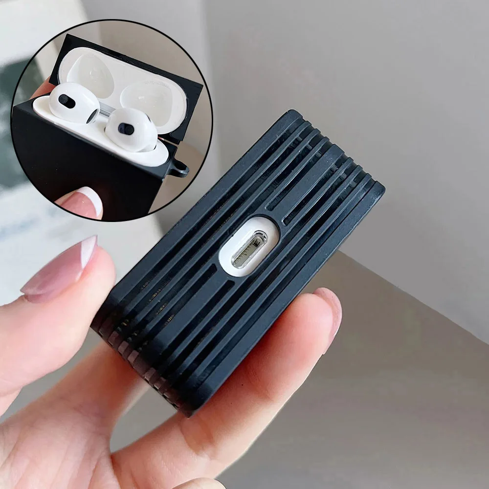 Étui AirPods 1, 2, 3, Pro 2, noir, animal, floral, étui pour écouteurs Bluetooth sans fil Apple