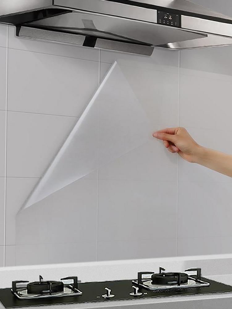 Clear Wallpaper Kitchen Oil Proof Waterproof Sticker Self Adhesive Vinyl Film High Temperature Resistant Transparent Paper