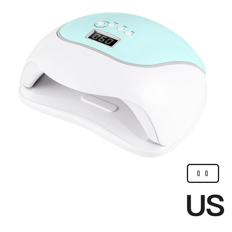 Led uv nageltork gellack manikyr maskin nagelkonstutrustning nagelkonst lampa nagel uv led lampa gel nageltork: 06 120w eu