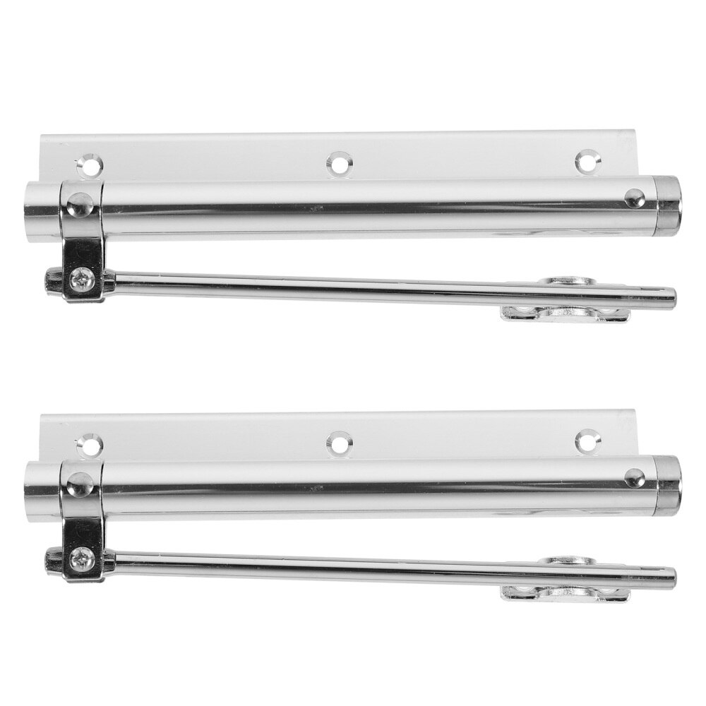 2pcs Heavy Duty Adjustable Closing Speeds Door Closer Metal Spring Door Closer