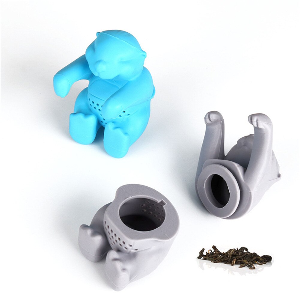 Otter Tea Infuser Silicone Leaf Strainer Herbal Spice Filter Diffuser