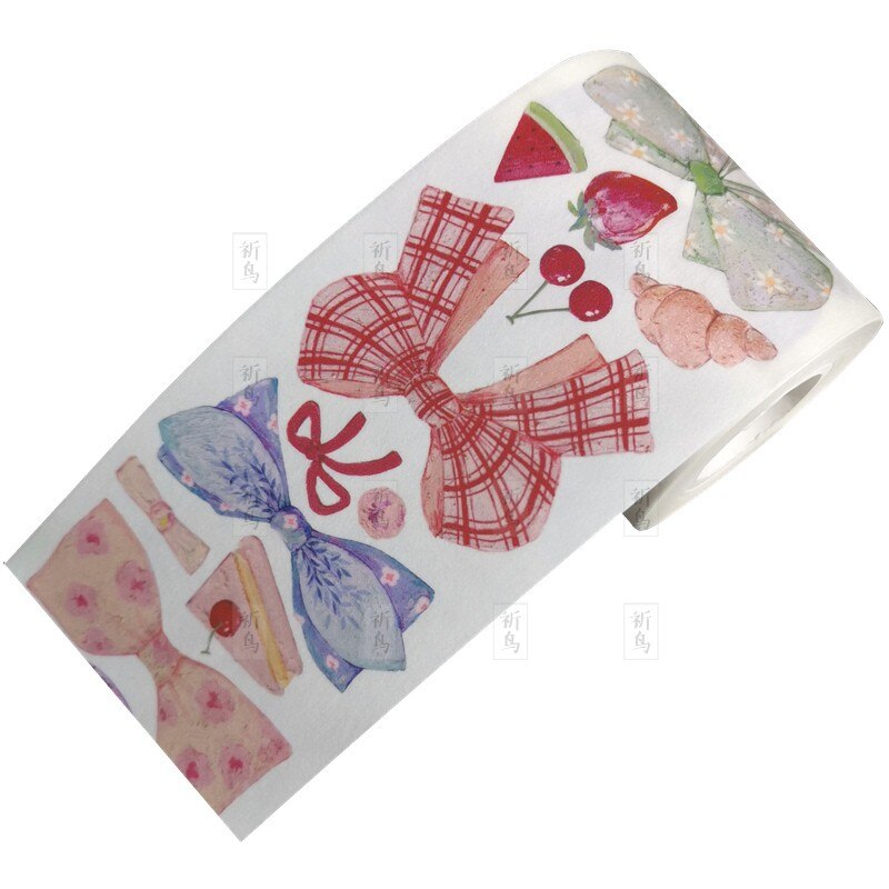 1 Loop 6Cm X 90Cm Leuke Washi Tape Boog Speciale Olie Collage