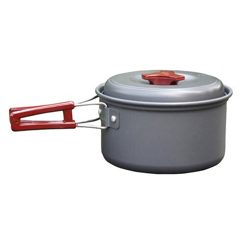 Geprijsde Directe Verkoop Camping Pot Aluminiumoxide Draagbare Set Van Pan Outdoor Kookgerei Items Voor Een Picknick