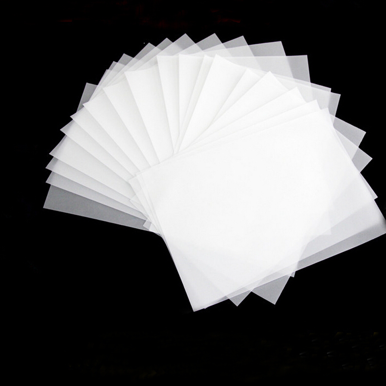 500 stuks/partij, dunne Semi Transparante Tekening stok cijfers Papier Transparante Chinese tekens Papier blanco voor copybooks