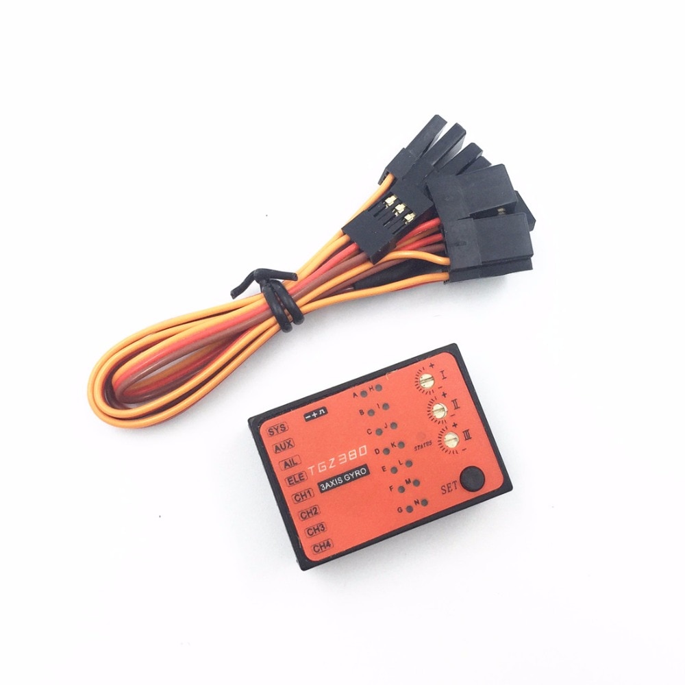 Mb tgz 380 3 akse gyro flybarless system for align trex t-rex etc . 450 550 600 700 rc helicopter fbl dfc